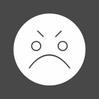 Sinirli simge soyut bir grupta izole edildi