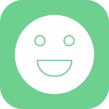 Soyut grupta izole edilmiş kahkaha simgesi