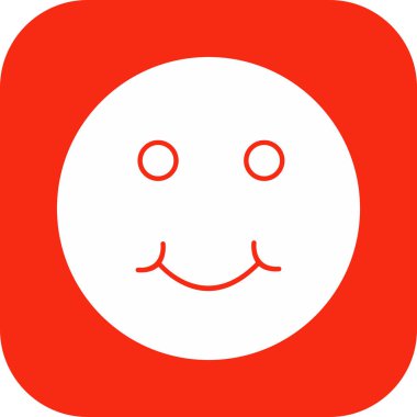 Soyut grupta izole edilmiş şirin simge