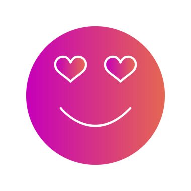 Soyut bir grupta izole edilmiş aşk simgesi aranıyor