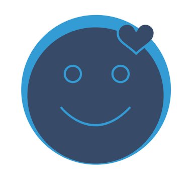 Soyut arka grupta izole edilmiş aşk simgesi