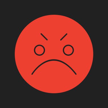 Sinirli simge soyut bir grupta izole edildi