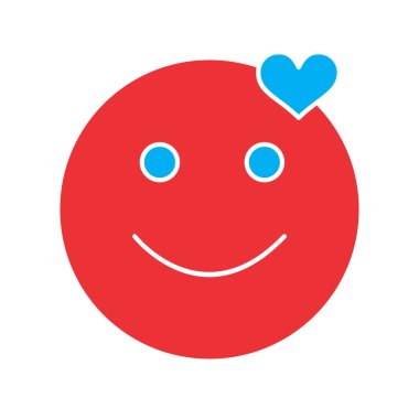 Soyut arka grupta izole edilmiş aşk simgesi