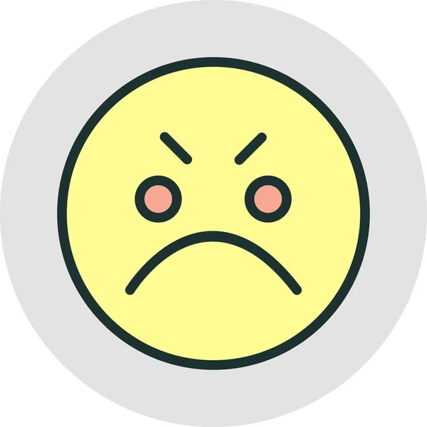 Angry  icon isolated on abstract backgroun