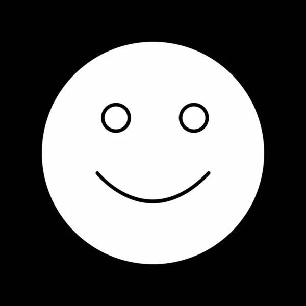 Icono Sonrisa Aislado Sobre Fondo Abstracto — Vector de stock