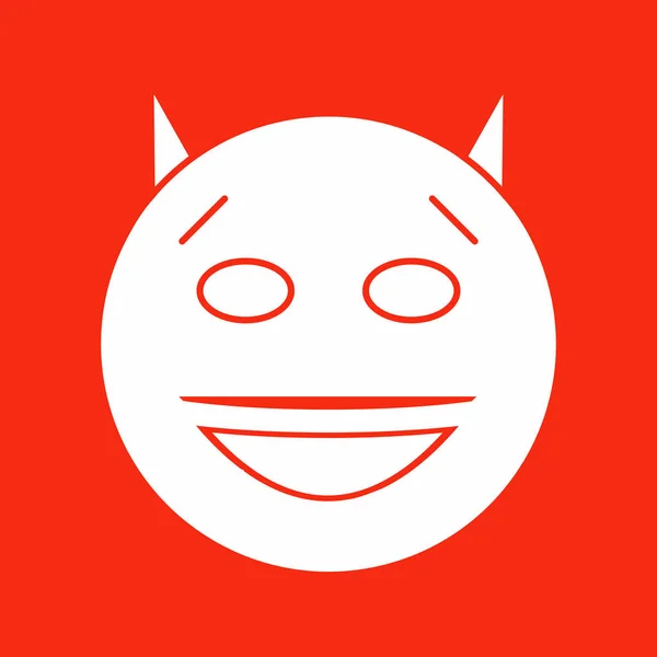 Devil Icon Isolated Abstract Backgroun — ストックベクタ