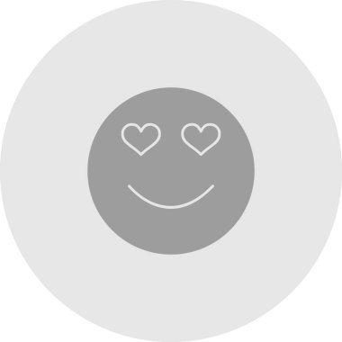 Soyut bir grupta izole edilmiş aşk simgesi aranıyor