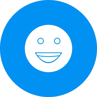 Soyut arkaplanda izole edilmiş mutlu simge