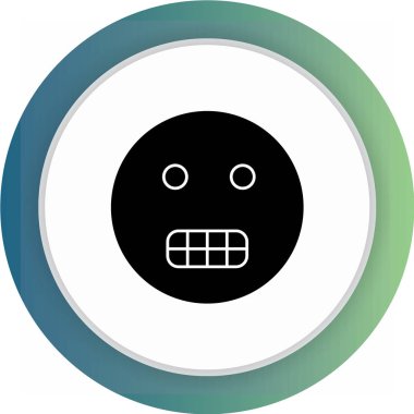 Soyut grupta izole edilmiş gülümseme simgesi