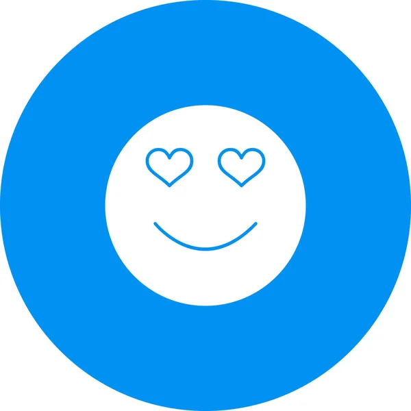 Looking Love Icon Isolated Abstract Backgroun — ストックベクタ