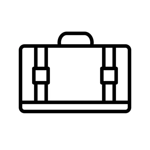 Icono de bolsa aislado sobre fondo abstracto — Archivo Imágenes Vectoriales