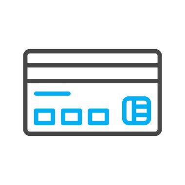  Soyut Arkaplanda ATM Kart Simgesi İzole Edildi