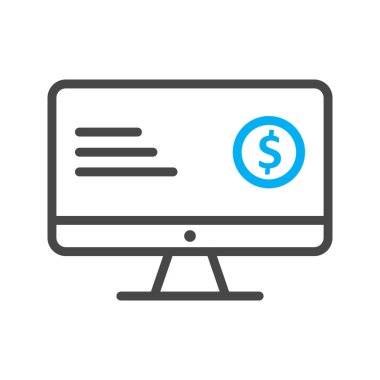 Lcd Dolarlık Simgesi Soyut Arkaplanda İzole Edildi