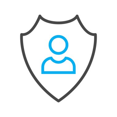 Soyut Arkaplanda İzole Edilmiş Erkek Simgesini Koru