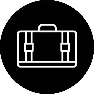  Soyut arkaplanda torba simgesi izole edildi