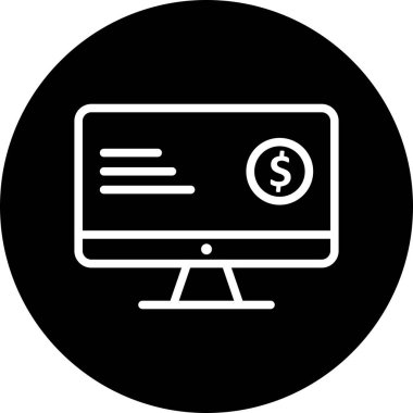  Lcd Dolarlık Simgesi Soyut Arkaplanda İzole Edildi