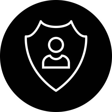 Soyut Arkaplanda İzole Edilmiş Erkek Simgesini Koru