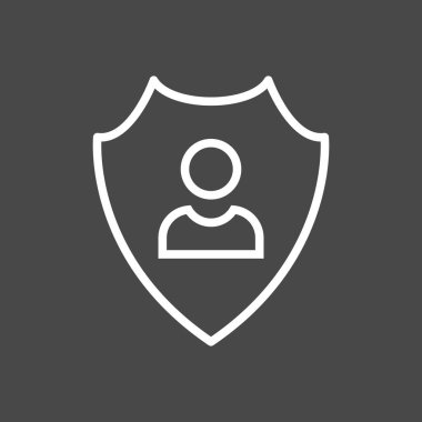 Soyut Arkaplanda İzole Edilmiş Erkek Simgesini Koru