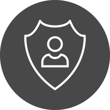 Soyut Arkaplanda İzole Edilmiş Erkek Simgesini Koru