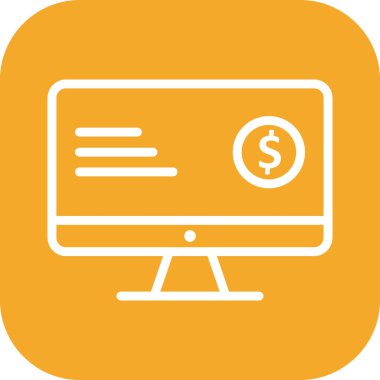  Lcd Dolarlık Simgesi Soyut Arkaplanda İzole Edildi