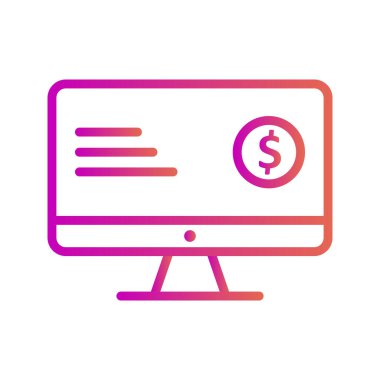  Lcd Dolarlık Simgesi Soyut Arkaplanda İzole Edildi