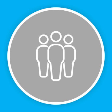 Takım simgesi soyut arkaplanda izole edildi 