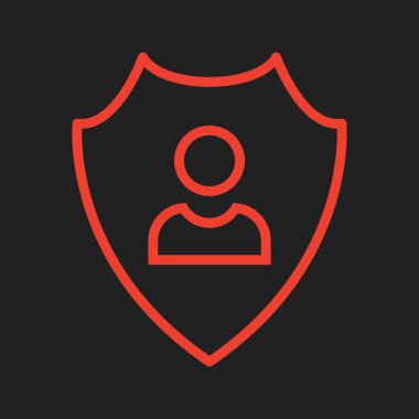 Soyut Arkaplanda İzole Edilmiş Erkek Simgesini Koru