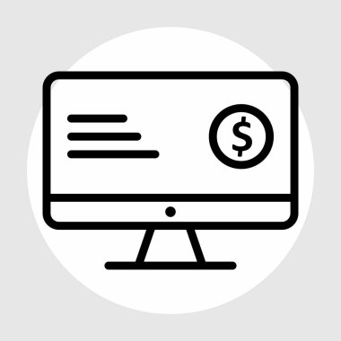  Lcd Dolarlık Simgesi Soyut Arkaplanda İzole Edildi