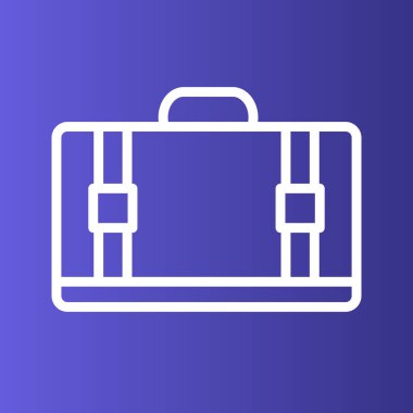  Soyut arkaplanda torba simgesi izole edildi