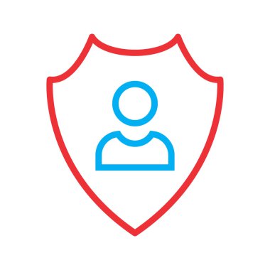 Soyut Arkaplanda İzole Edilmiş Erkek Simgesini Koru