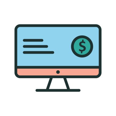  Lcd Dolarlık Simgesi Soyut Arkaplanda İzole Edildi