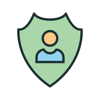 Soyut Arkaplanda İzole Edilmiş Erkek Simgesini Koru