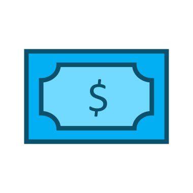  Dolar Simgesi Soyut Arkaplanda İzole Edildi 