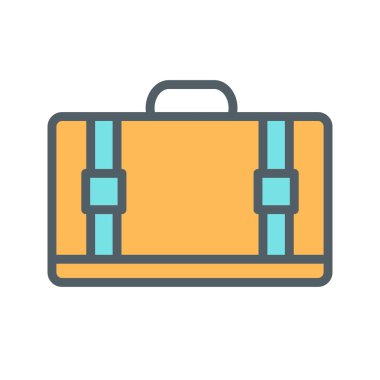  Soyut arkaplanda torba simgesi izole edildi