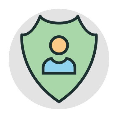 Soyut Arkaplanda İzole Edilmiş Erkek Simgesini Koru