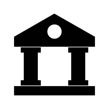  Banka Simgesi Soyut Arkaplanda İzole Edildi 