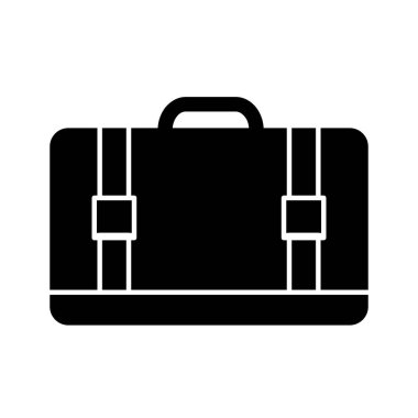  Soyut arkaplanda torba simgesi izole edildi