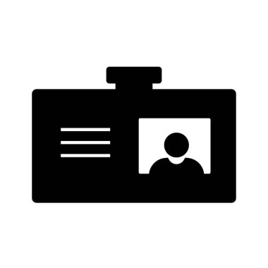  Kimlik Simgesi Soyut Arkaplanda İzole Edildi 