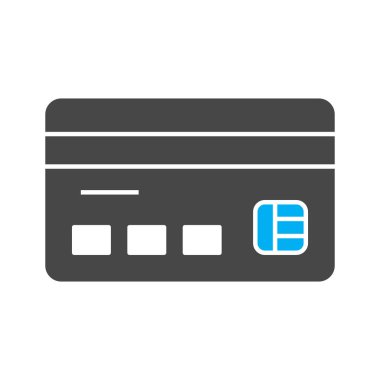  Soyut Arkaplanda ATM Kart Simgesi İzole Edildi