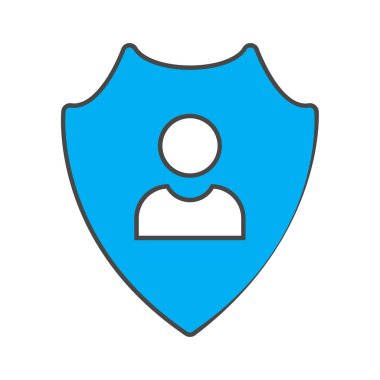 Soyut Arkaplanda İzole Edilmiş Erkek Simgesini Koru