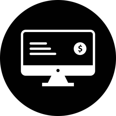  Lcd Dolarlık Simgesi Soyut Arkaplanda İzole Edildi