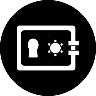  Kilit simgesi soyut arkaplanda izole edildi