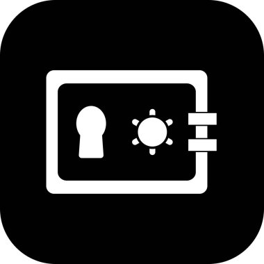  Kilit simgesi soyut arkaplanda izole edildi