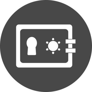  Kilit simgesi soyut arkaplanda izole edildi