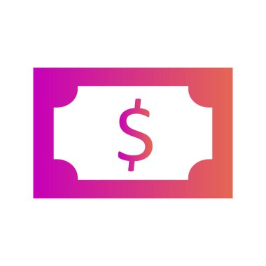  Dolar Simgesi Soyut Arkaplanda İzole Edildi 