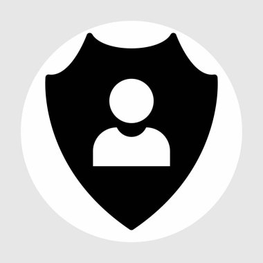 Soyut Arkaplanda İzole Edilmiş Erkek Simgesini Koru