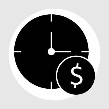  Dolar Güvenliği Simgesi Soyut Arkaplanda İzole Edildi