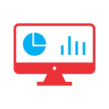 Analiz Simgesi Soyut Arkaplanda İzole Edildi 