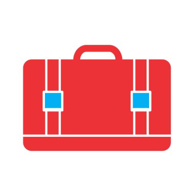  Soyut arkaplanda torba simgesi izole edildi