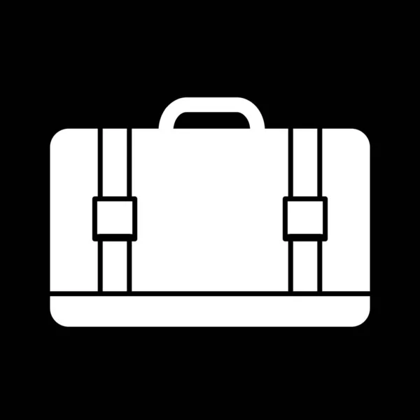 Ikona tašky izolovaná na abstraktním pozadí — Stockový vektor